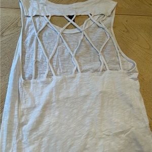 Bobi Los Angeles White Tank with Laced Cord Back